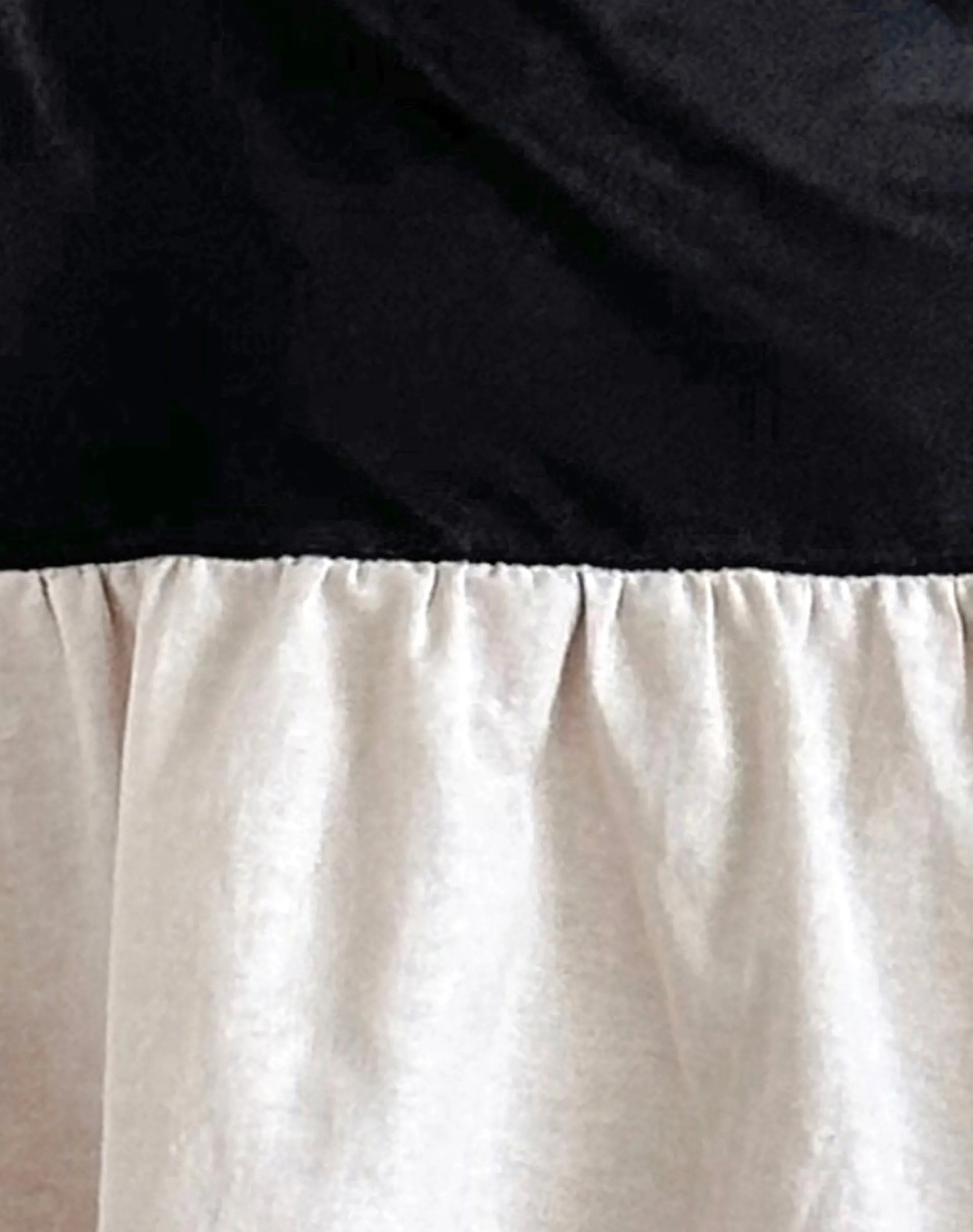 Motel Rocks Tailoring | Party Dresses-Yael Mini Dress in Lycra Linen Black and Ecru