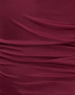 Motel Rocks Basic Tops | Vest Tops-Yeseo Tank Top in Slinky Wine SlinkyWine