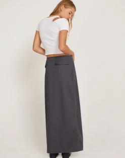 Motel Rocks Basics | Basic Tops-Yuji Cutout Top in Rib White