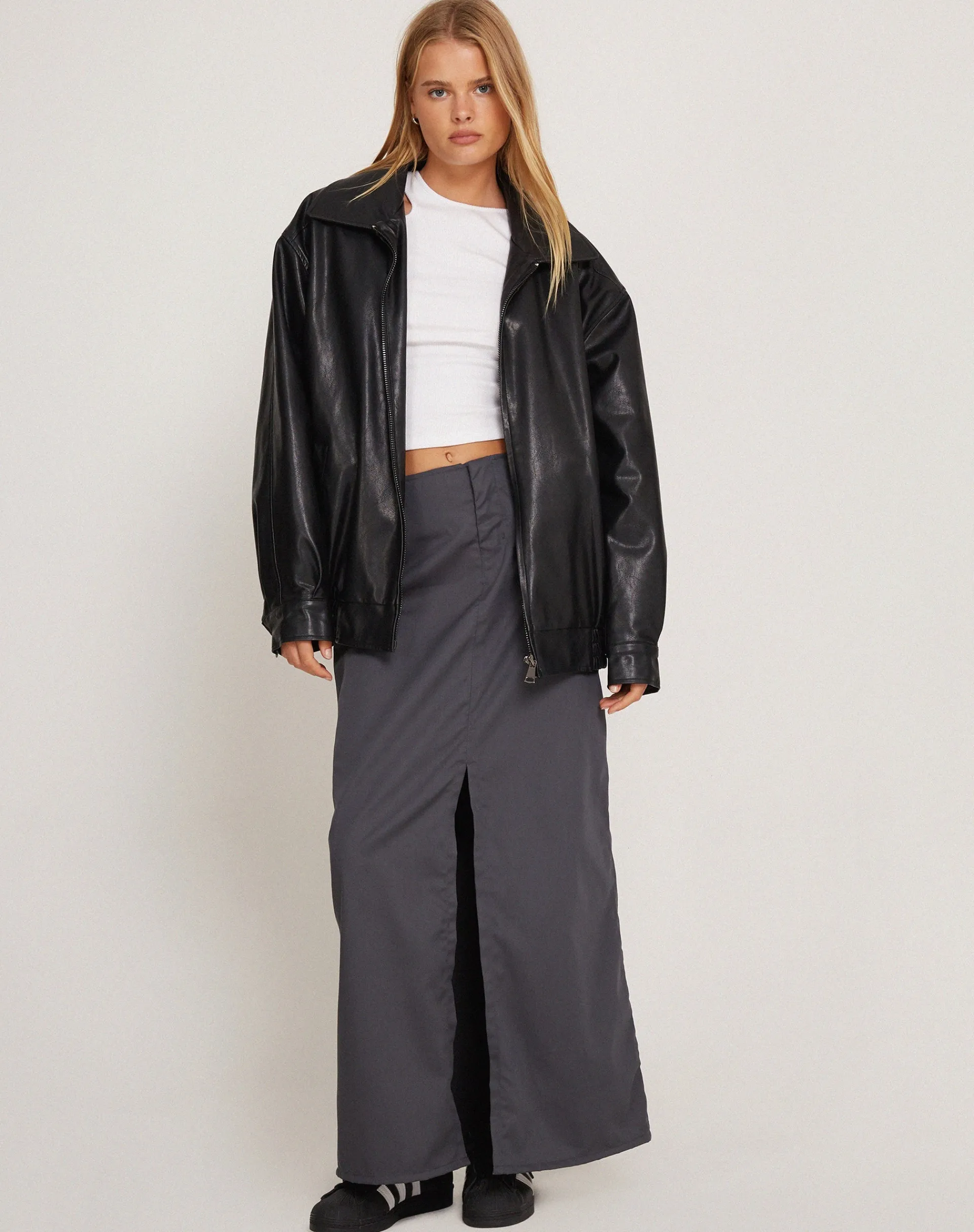 Motel Rocks Basics | Basic Tops-Yuji Cutout Top in Rib White