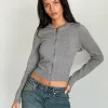 Motel Rocks Loungewear | Cardigans-Zella Cardigan in Grey
