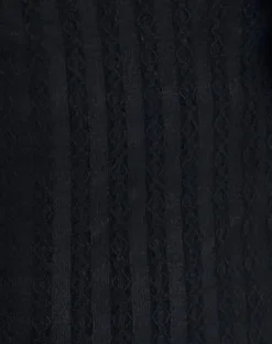 Motel Rocks Bodycon Dresses | Little Black Dresses-Zerrin Mini Dress in Textured Lace Black
