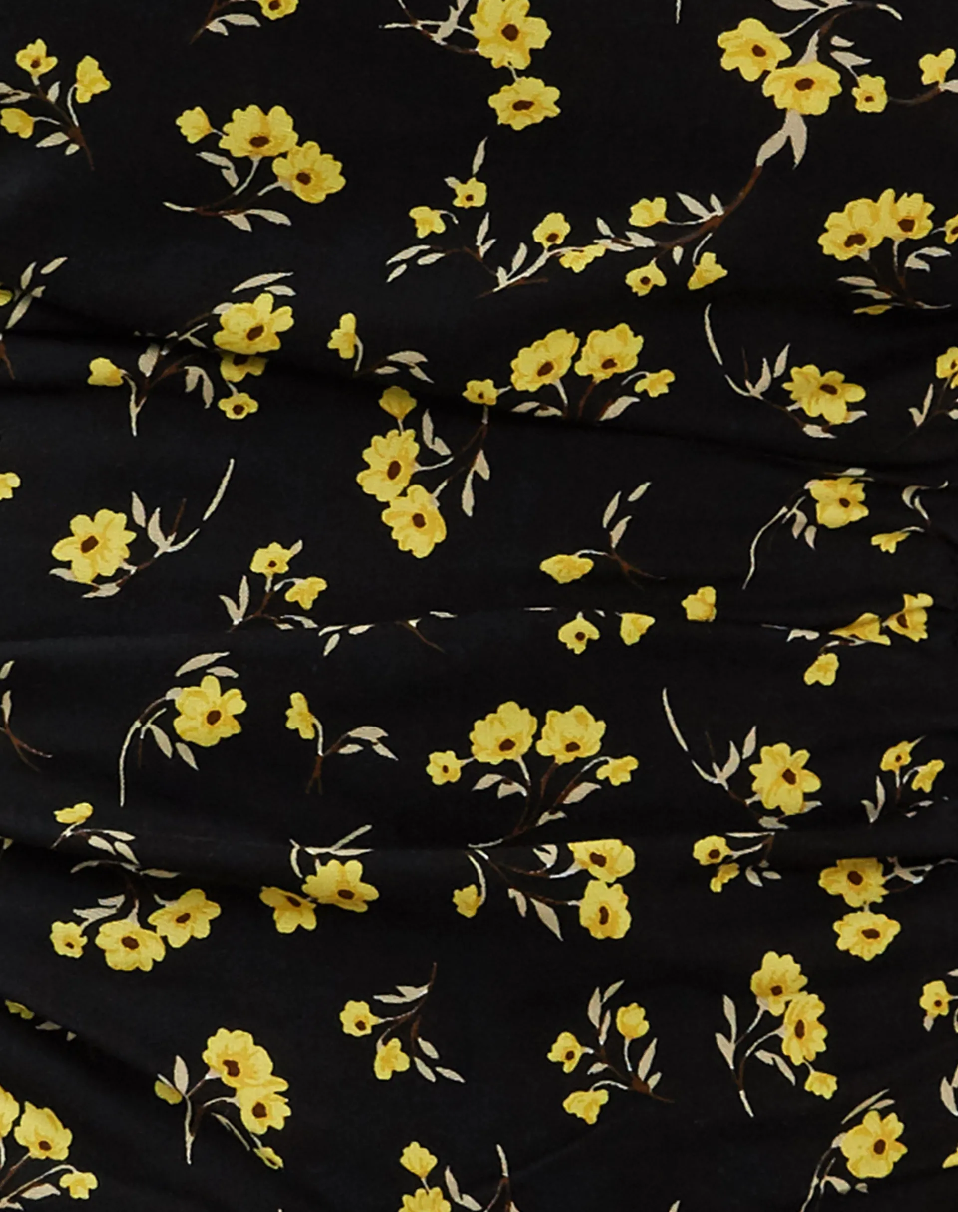 Motel Rocks Bandeau Dresses | Day Dresses-Zhao Bandeau Mini Dress in Buttercup Black and Yellow